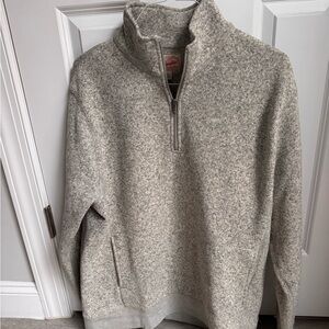 J. Crew Men's Heathered Zip-Up Sweater